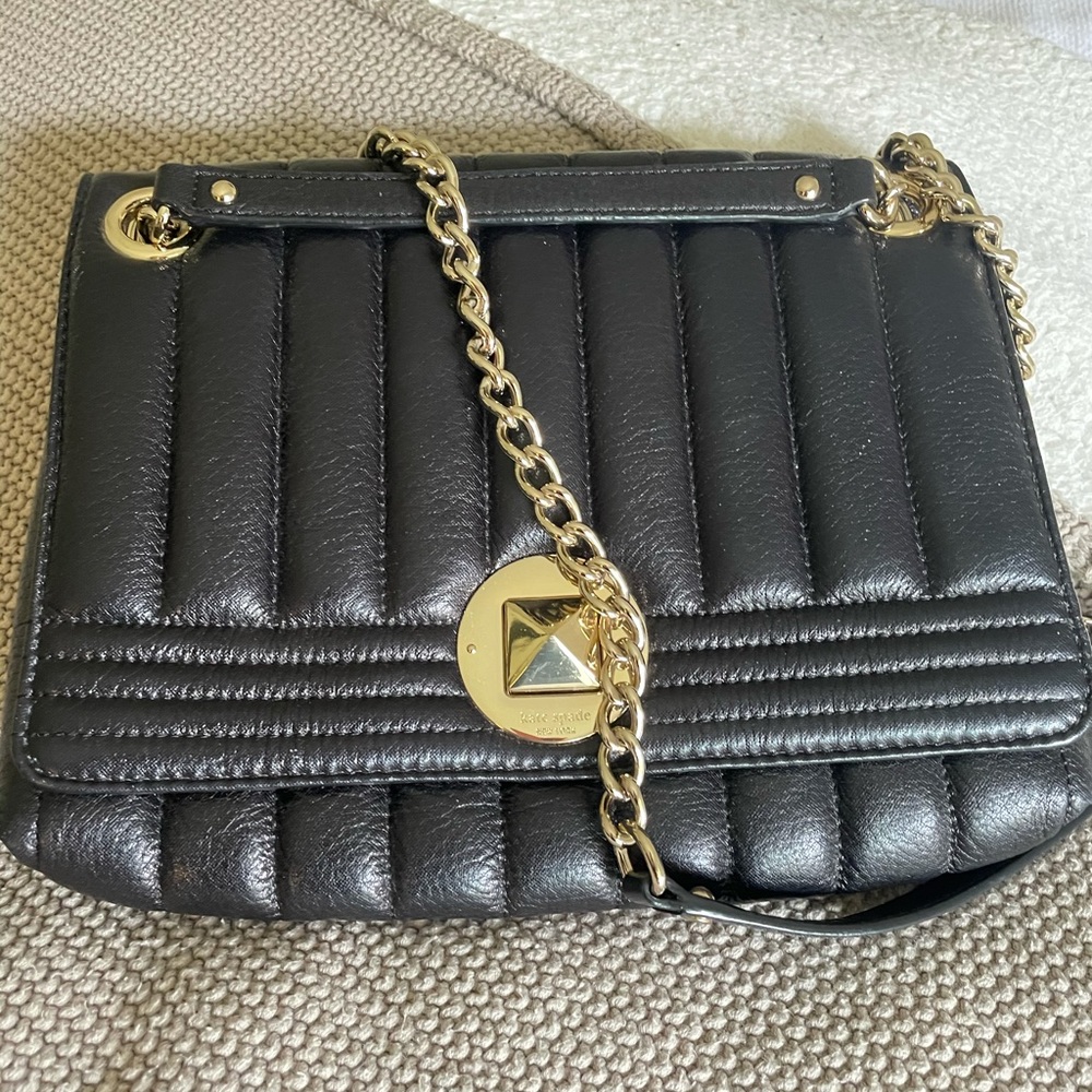 Kate Spade crossbody bag with gold accents